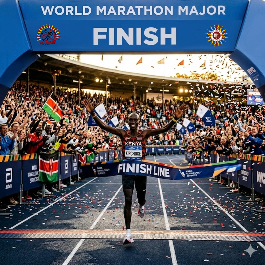 21KM Half Marathon finish line